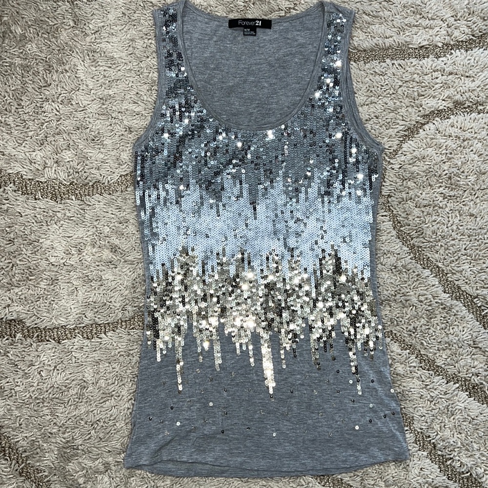Forever 21 Sequin Tank